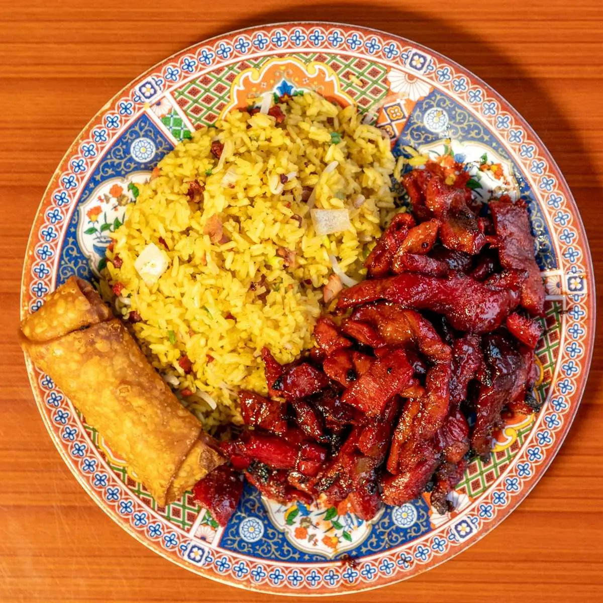 pork fried rice 叉烧炒饭